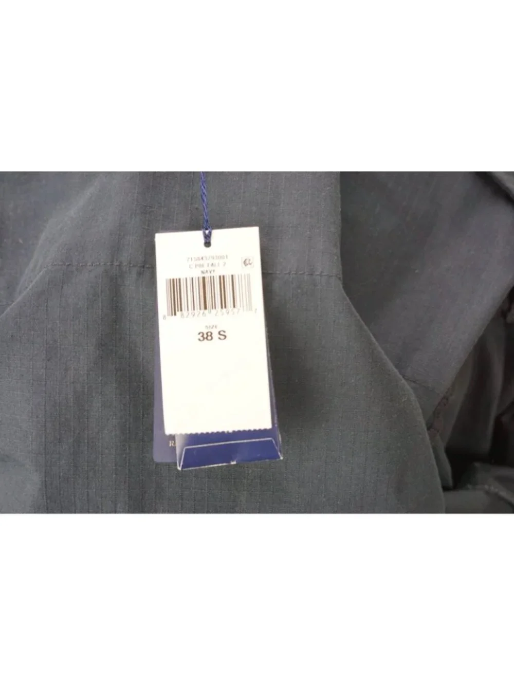 Polo Ralph Lauren Navy Blue Utility Jacket Coat Rip Stop Sz 38S BRAND NEW